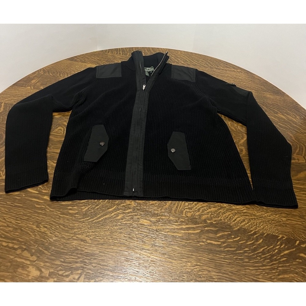 Lauren Active Ralph Lauren Womens XL Black Full Zip Sweater Jacket‎